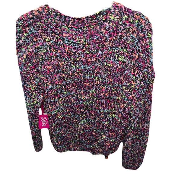 Justice Colorful Knit Sweater - Picture 1 of 2